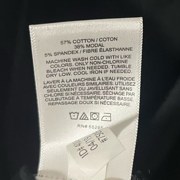 Express Asymmetrical Long Sleeve Cutout Top Plus Size XL - Picture 6 of 6